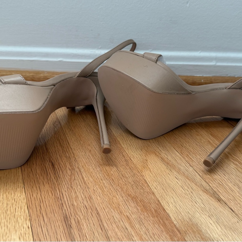 Steve Madden Nude Platform Heels - Picture 4 of 5